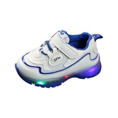 

Anti-slip Soft Sole Sneakers Walkers Baby Boys Girls Breathable Anti-Slip LED Sneakers Toddler Soft Soled Walkers Shoes