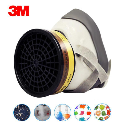 

3M 1203 Organic Vapor Half Face Safety Respirator Mask Respiratory Protection Gas Masks Paint Chemical Activated Carbon Respirator