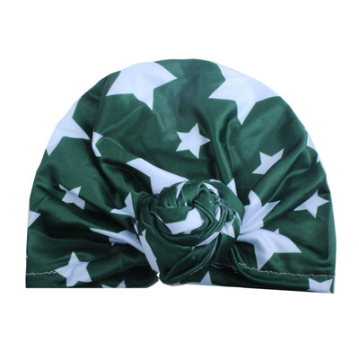 

Baby Hat with Bow Sweet Star Print Baby Cap For Girls Boys Elastic Infant Accessories 1 PCS