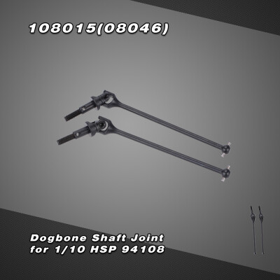 

10801508046 Upgrade Part Stainless Steel Dogbone Shaft Joint Driveshaft for 110 HSP 94108 4WD Off-road Monster Truck