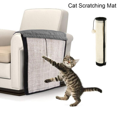 

Natural Sisal Cat Anti-Scratching Mat Sofa Protector Cover Furnitures Scratch Guard Mat Anti-stress Couch Protect Pads