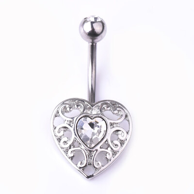 

Turquoise Five-pointed Star Heart Butterfly Belly Button Ring Navel Piercing