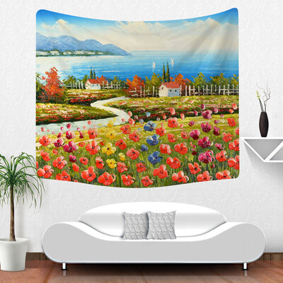

Gobestart Colorful Print Tapestry Art Room Wall Hanging Tapestry Art Nature Home Decor