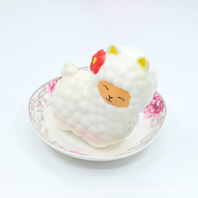 

〖Follure〗Jumbo Sheep Squishy Cute Alpaca Galaxy Super Slow Rising Scented Fun Animal Toys