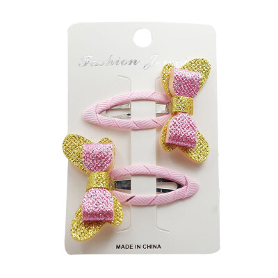 

Baby Girl Duckbill Clips Bowknot Shape Hair Pin Set Children Hairpin Princess Hair Accessories