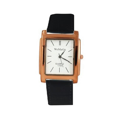 

Fashionable Stylish Quartz Watch Luxury Business Wristwatch for Lady Men Women with Leather Strap Band