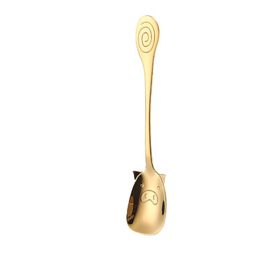 

Toponeto Colorful Spoon Handle Spoons Flatware Ice Cream Drinking Tools Kitchen Gadget