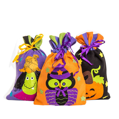 

〖Follure〗Halloween Cute Witches Candy Bag Packaging Children Party Storage Bag Gift A