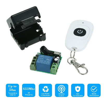

433MHz DC12V 1CH RF Wireless Remote Control Switch 2PCS RF 433MHz Transmitter Remote Controls For Household Appliances Electroni