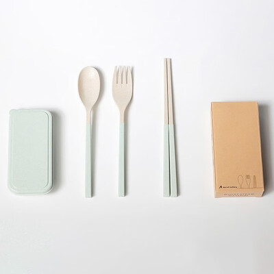

3PcsSet Cute Fork Chopsticks Spoon Camping Picnic Set Portable Travel Kids Tableware Outdoor Supplies