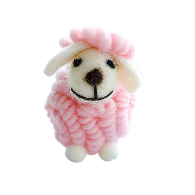 

Gobestart Wool Colorful Lamb Home Ornaments Christmas Accessories Christmas Tree Decor