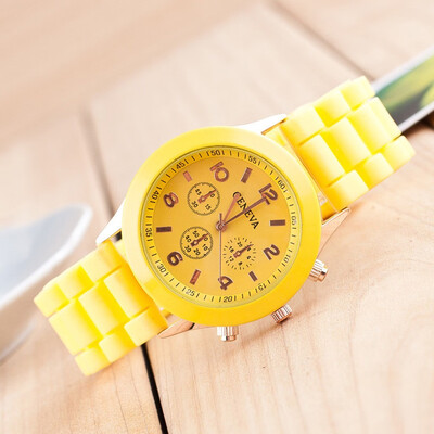 

〖Follure〗Unisex Boys Girls Geneva Silicone Jelly Quartz Wrist Watch