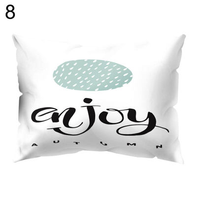 

Pillow Case Little Tree Pond Pattern Cushion Cover Home Office Car Decoration