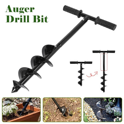 

Auger Drill Bit Steel Gardening Earth Auger Hole Digger Suitable