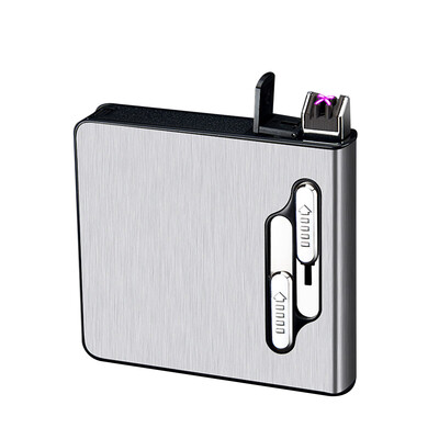 

Portable Electronic Cigarette Storage Case Rechargeable Windproof Electric Cigarette Lighter Box