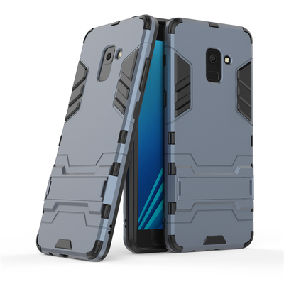 

Goowiiz Phone Case For Samsung Galaxy A5 2018A8 2018A7 2018A8 Plus 2018 Armor PCTPU Silicone Hard Bracket Double Protection