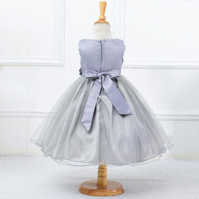 

Baby girls clothing Wedding Party Dress Sleeveless Newborn children Princess Dress