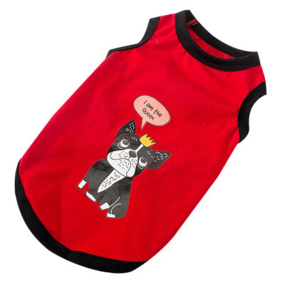 

Cute Pet Dog Clothes Cartoon Cat T-shirt Soft Puppy Dogs Clothes Pet Clothing Summer Shirt Casual Vests For Small Pets