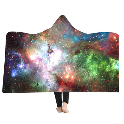 

Toponeto Cartoon 3D Plush Hooded Warm Blanket Dressing Blankets Hooded Blanket