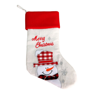 

Tailored Christmas Gift Bag Santa Claus Snowman Elk Xmas Decoration Ornament Sock Decors