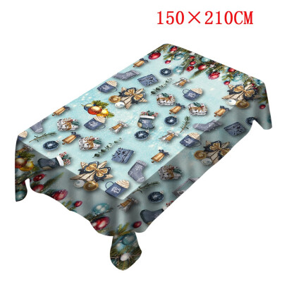 

Tailored Christmas TableclothChair Cover Digital Printing Christmas Table Decoration