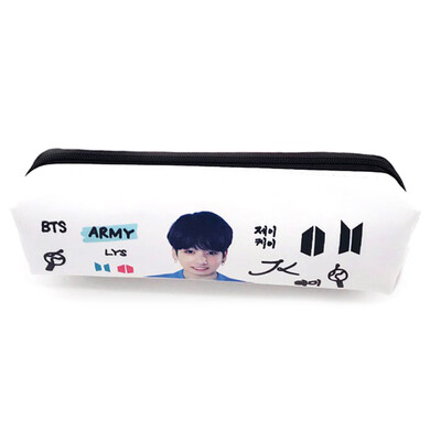 

Kpop BTS Bangtan Boys Pencil Case Cartoon Pouch Coin Bag School Supplies BTS Stationery Gift Zipper Bag