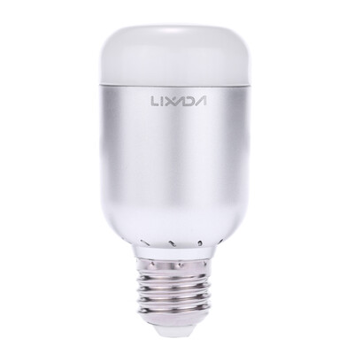 

LIXADA 6W 550LM E27 Smart BT RGB & White RGBW LED Bulb Light Lamp Brightness Flashing Mode Adjustable for iPhone 6sPlus Samsung G