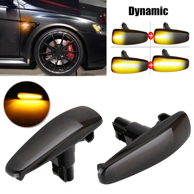 

Dynamic Smoke LED Side Fender Turn Signal Light & Lamp For  Mitsubishi 8351A001