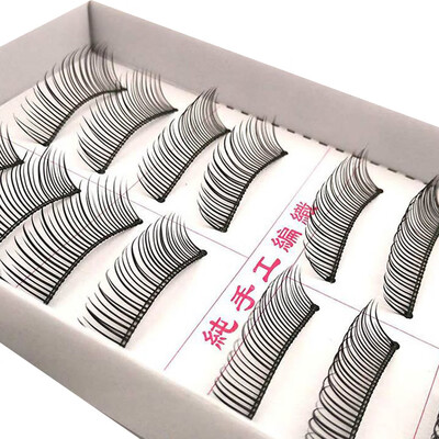 

Tailored 10 Pairs Double False Eyelashes Natural Thick Crossed Bare Makeup