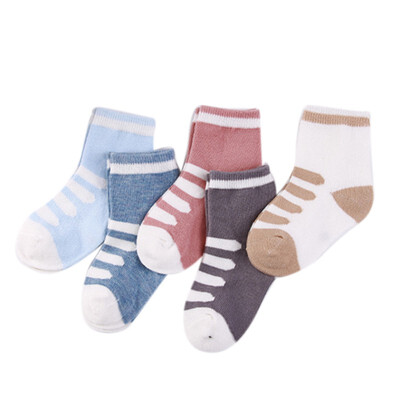 

5Pairslot 0-5Y Toddler Socks Kids Socks for Girls Cotton Mesh Cute Baby Boy Toddler Socks Baby Clothes Accessories