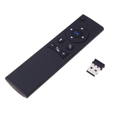 

24G Remote Control Wireless Voice for Smart TV Android TV box HTPC Black