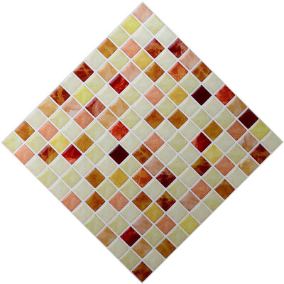 

DIY Mosaic Tile Kitchen Wallpaper 3D Wall Stickers Home Decor Waterproof PVC Bathroom Decoration Self Adhesive Stickers