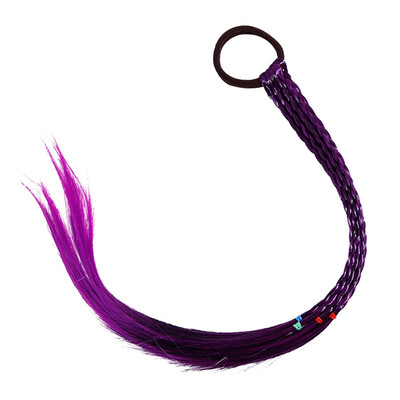 

2018 New Girl Princess Wig Hair Circle Fashion Hair Ring Child Modeling Baby Girl Colorful Elastic Hair Bands