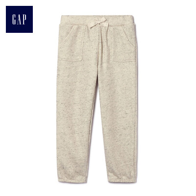 

GAP flagship store female young terry cloth elastic waist beam mouth sweatpants 398446 blue star 3YRS