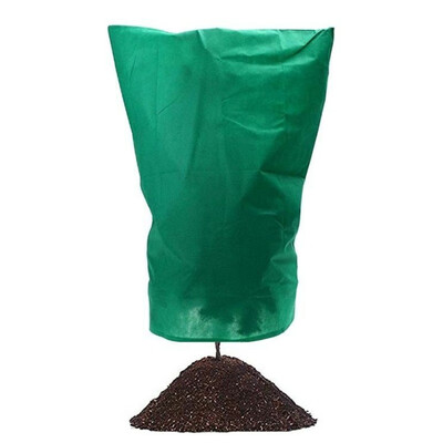 

Non Woven Warm Cover Tree Shrub Plant Frost Protection for Yard Garden Winter Drawstring Fruit Vegetable Plant Care Supplies