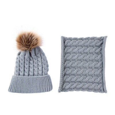 

Baby Hat For Girls Boys Winter Warm Baby Accessories Set Beanie CapsScarfs Baby Cap Suit
