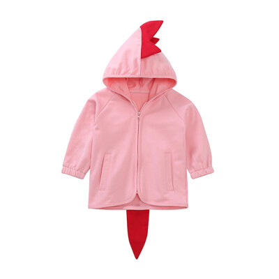 

Hot Sale Autumn Kids Baby Boy Girl Coat Clothes Cotton Hooded Solid Long Sleeve Tops Outerwear Sweatshirt Toddler Zip Clothes