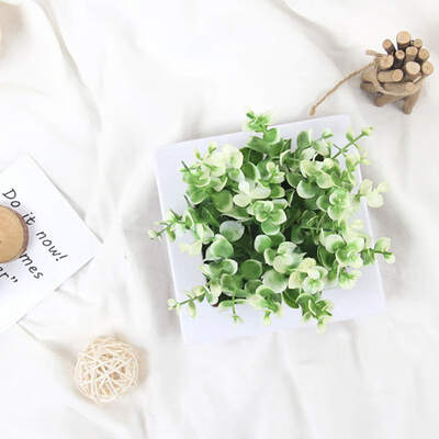 

Artificial succulent plants Imitation fake flowers wood photo frame 3D Decoration Green Wall Hanging home decor