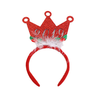 

Toponeto Party Headdress Headband Christmas Stretch Headwear Hair Band Decorative A