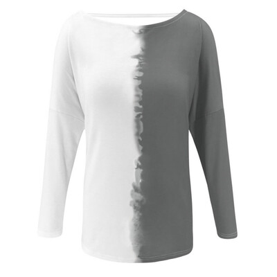 

Autumn Women T Shirt Sexy Big Backless Long-sleeved T Shirt Tops Mid-length Loose Plus Size Casual Top Female Tunic