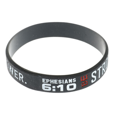 

1Pc Ephesians Romans Jeremiah Philippians Letter Silicone Bracelet Christian Religious Bracelets Bangles For Women Men