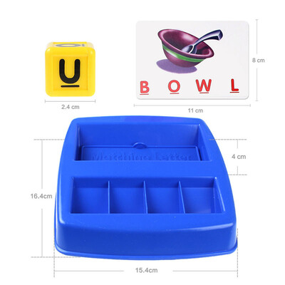 

YIWULAAlphabet Letter Word Spelling Game for Kids Preschooler Learning Educational Set