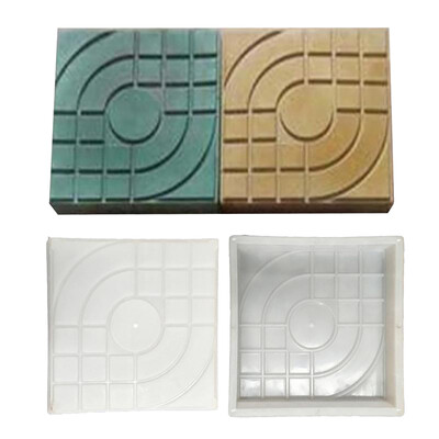 

JPGIF Plastic Making DIY Paving Mould Home Garden Floor Road Concrete Stepping