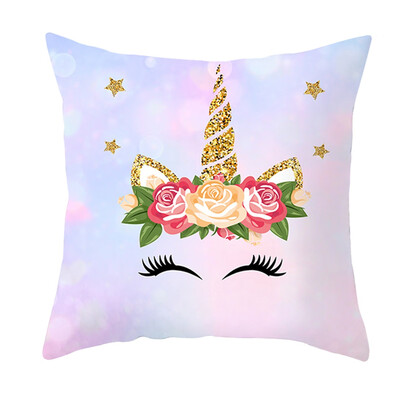 

26 Pattern Fashion 1818 Cartoon Cute Unicorn Cushion Cover Pillow Case Home Sofa Decor