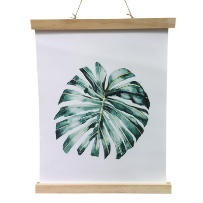 

Hanging Canvas Painting Print Wall Art Poster With Wood Frame For Kids Bedroom Nursery Decor