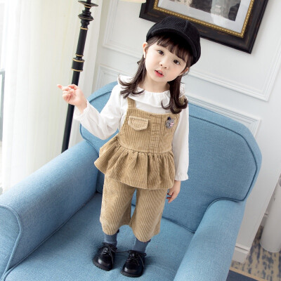 

Baby Girl Clothes 3pcs 0-3T Toddler Children Pants Cotton Long Sleeve T-shirt Round Collar Vest Soft Three-piece Set