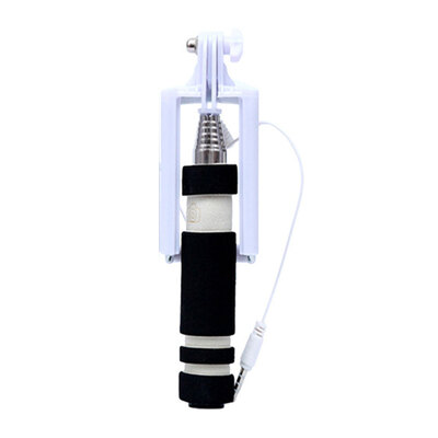 

Mini Selfie Stick Wired Extendable Handheld Monopod Replacement for SamsungiPhone Cell Phone