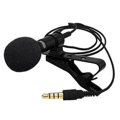 

Mini Metal 35mm Microphone Lavalier Tie Clip Microphones For Interview Recording Speaking Speech Lectures