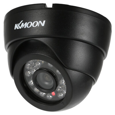 

KKmoon HD 1200TVL Surveillance Camera Security CCTV Indoor Night Vision 13 CMOS IR-CUT NTSC System