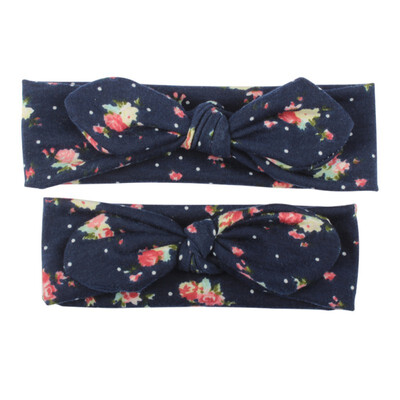 

2pCS Set Mom&Me Headband Hair Band Bow Knot Headbands Baby Infant Toddler Hair Accessories Turban Baby Mommy Headwrap